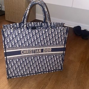 Dior Large Book Tote STAINS ON INSIDE - SEE PHOTOS